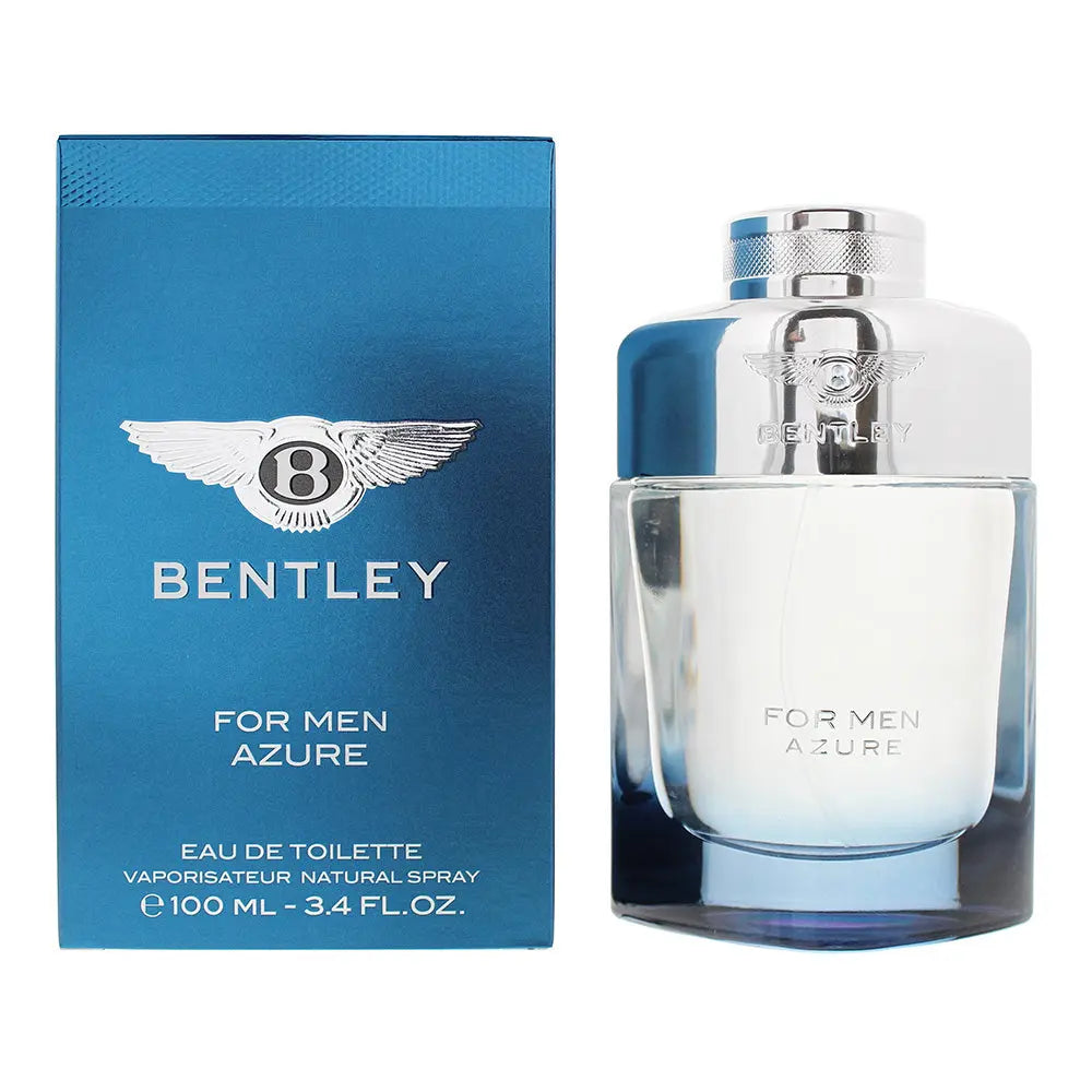 Bentley For Men Azure Eau de Toilette 100ml Luxurious Fragrance The
