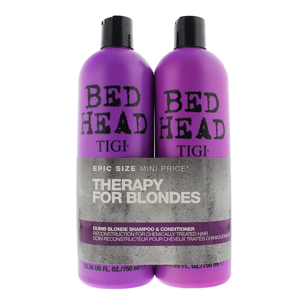 Tigi Bed Head Dumb Blonde Shampoo Conditioner 750ml Duo Pack Tigi