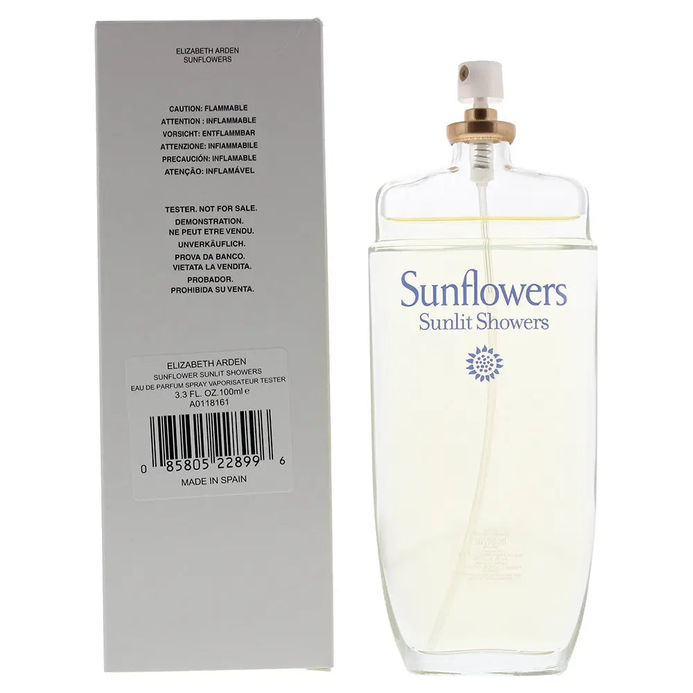 Elizabeth Arden Sunflowers Sunlit Showers Tester Eau De Toilette 100ml