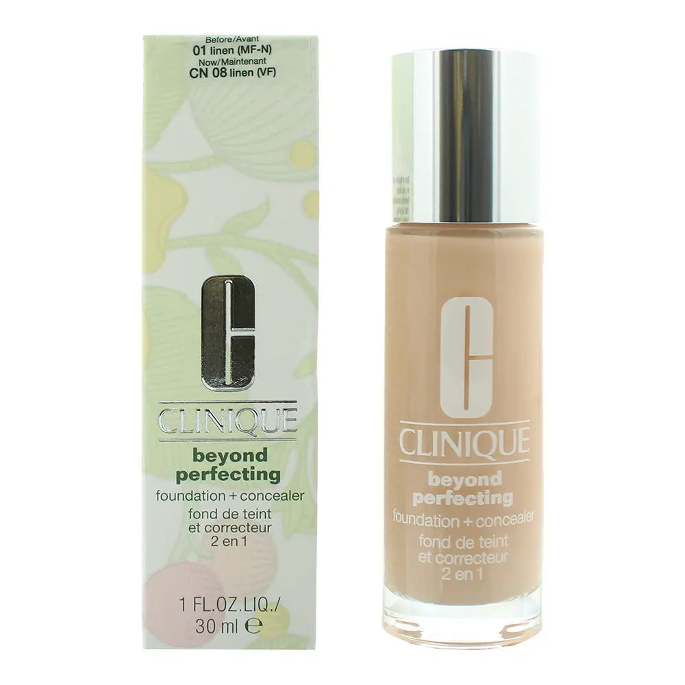 Clinique Beyond perfecting Foundation + Concealer 01 Linen 30ml Clinique