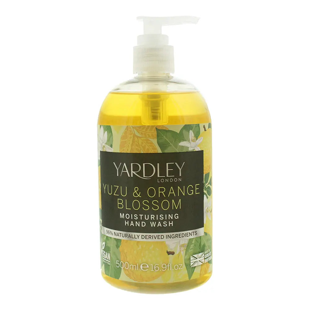 Yardley Yuzu Orange Blossom Botanical Hand Wash 500ml Yardley