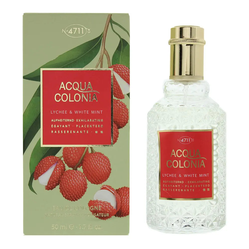 4711 Acqua Colonia Lychee White Mint Eau De Cologne 50ml 4711