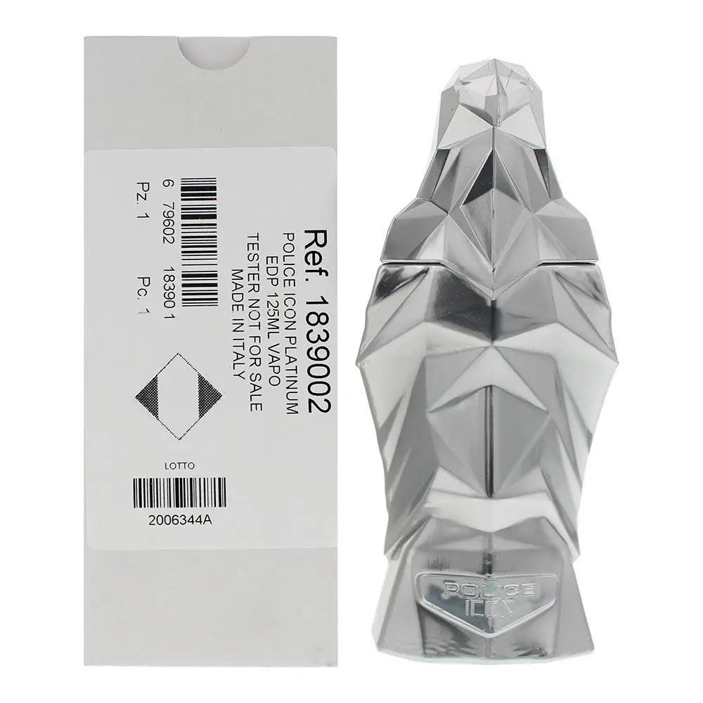 Police Icon Platinum Tester Eau De Parfum 125ml Police