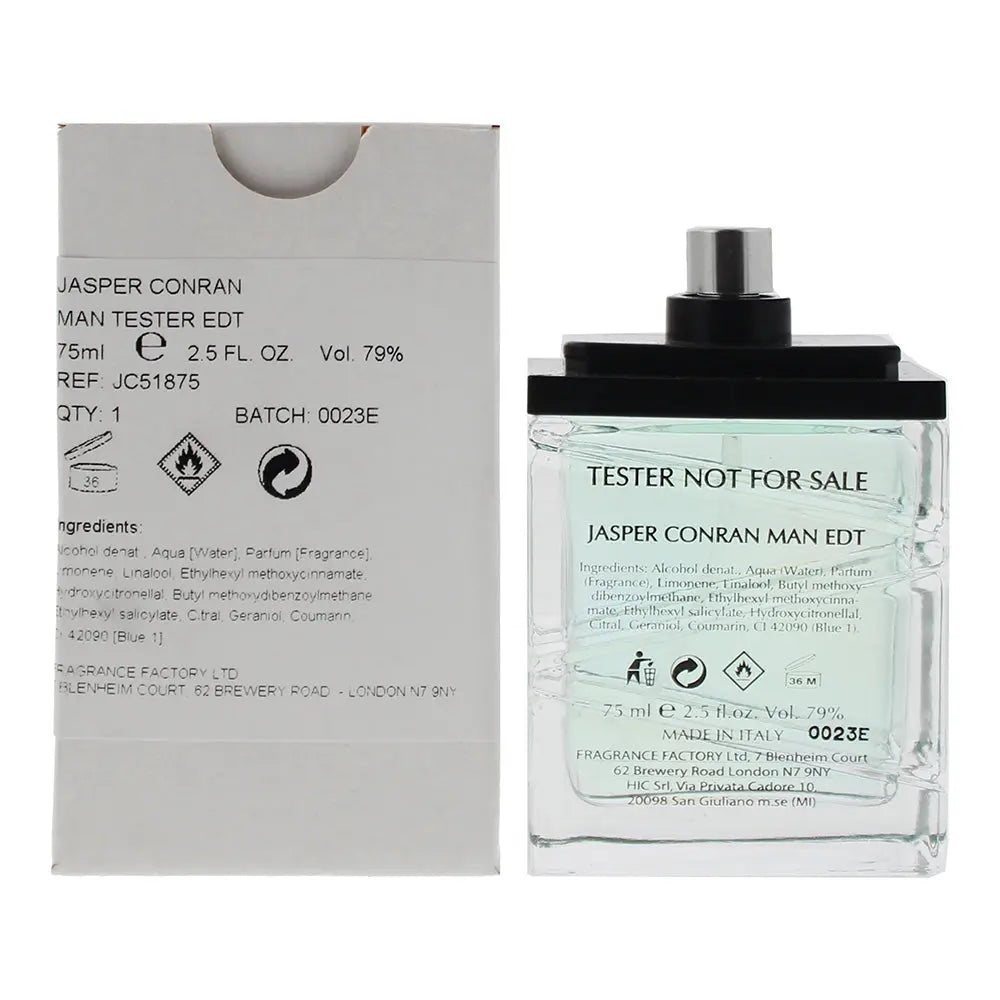 Jasper Conran Signature Man Tester Eau De Toilette 75ml Jasper Conran