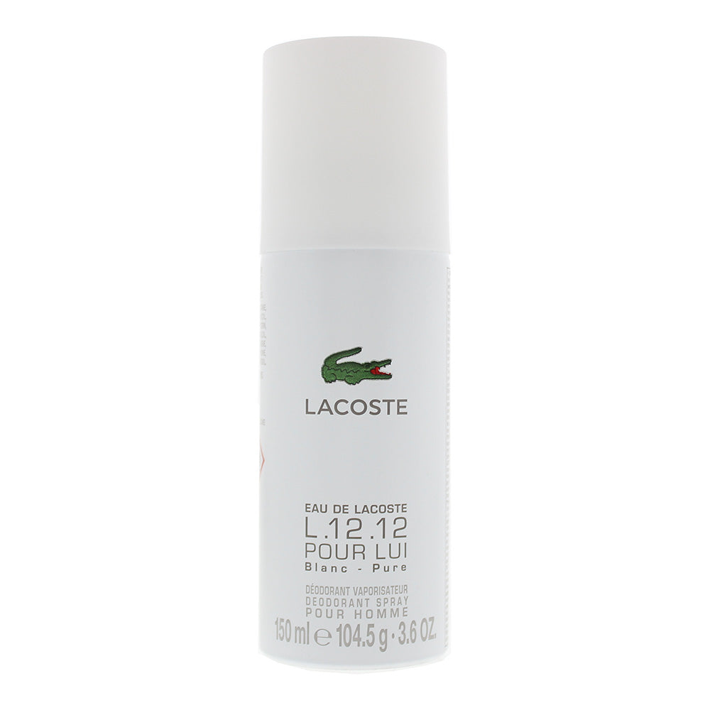 Lacoste Eau De Lacoste L.12.12 Pour Lui Blanc Deodorant Spray 150ml Lacoste