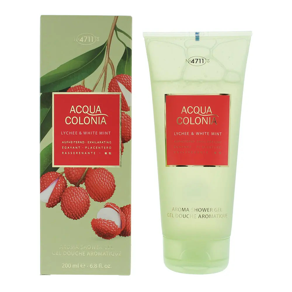 4711 Acqua Colonia Lychee White Mint Shower Gel 200ml 4711