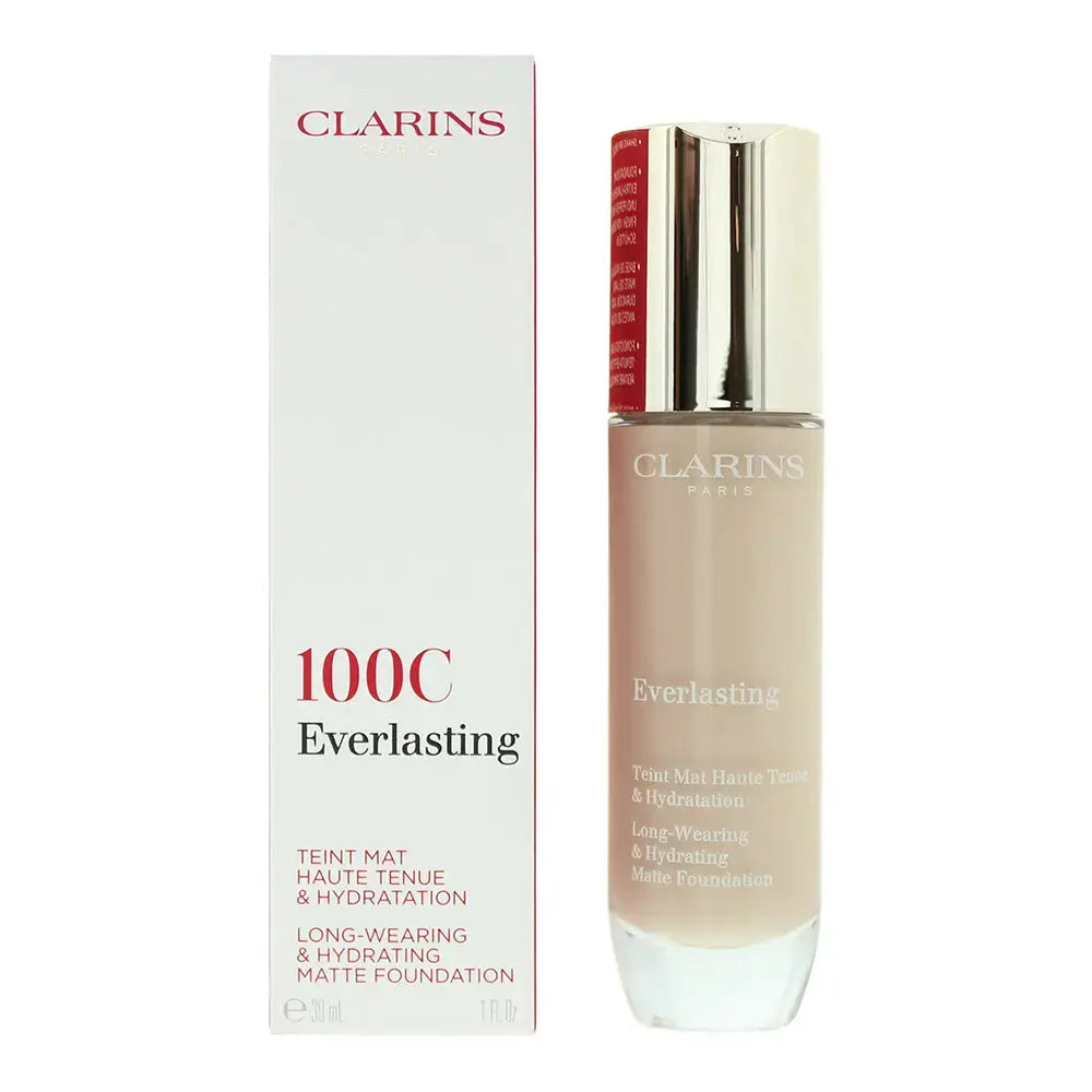 Clarins Everlasting Long-Wearing Hydrating 100C Lily Foundation 30ml Clarins