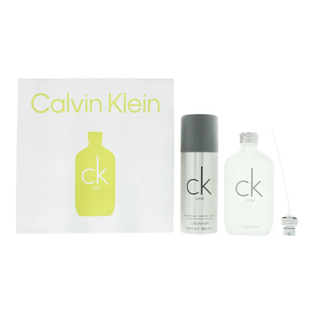 Calvin Klein Ck One 2 Piece Gift Set: Eau de Toilette 100ml - Deodorant Spray 15 Calvin Klein
