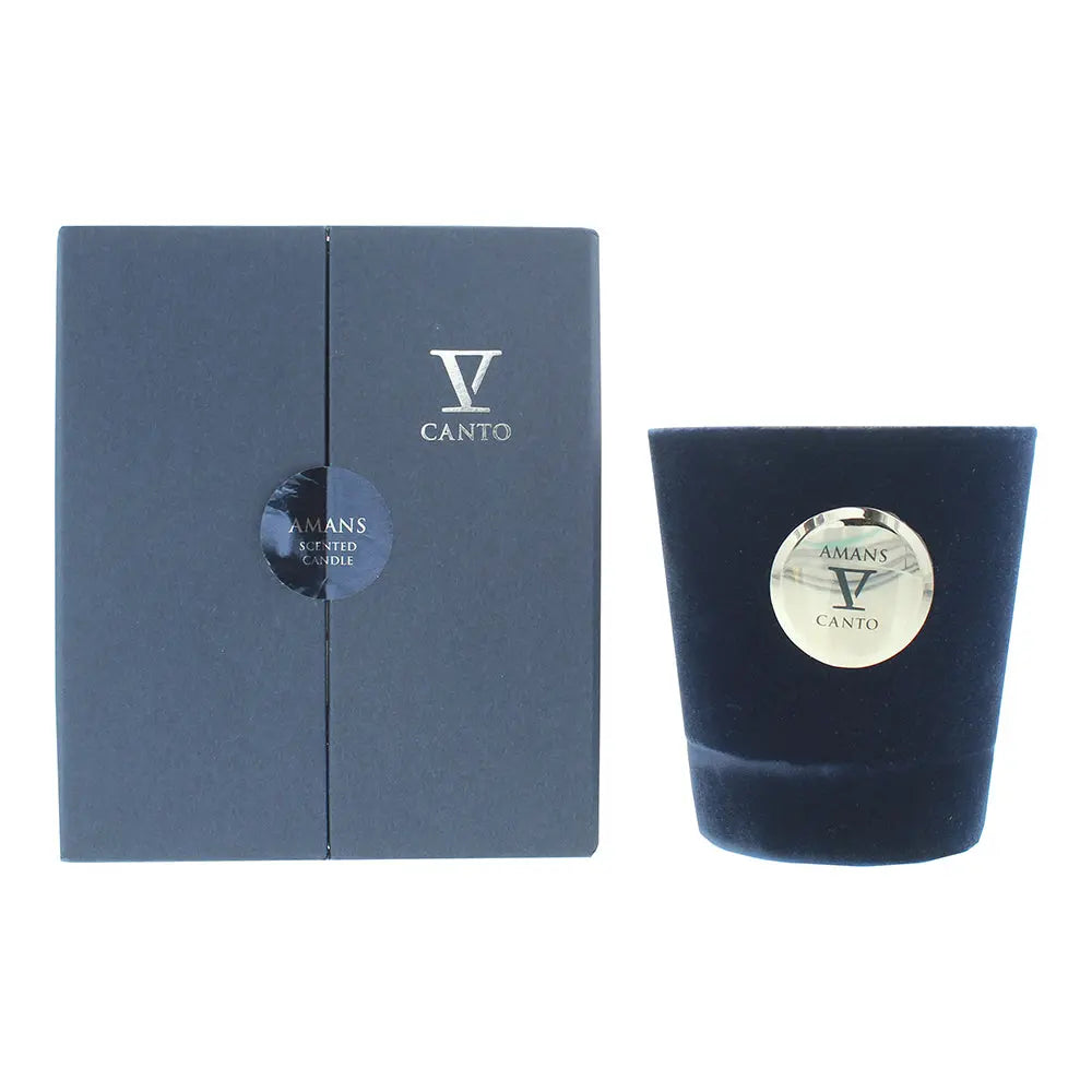 V Canto Amans Flocked Glass Candle 250ml V Canto