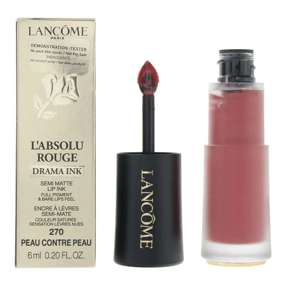 Lancôme L'Absolu Rouge Drama Ink Tester 270 Peau Contre Peau Liquid Lipstick 6ml
