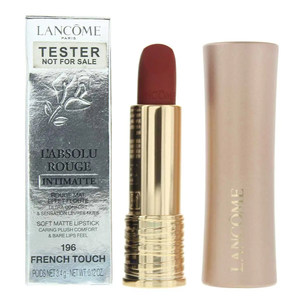 Lancôme L'Absolu Rouge Intimatte Tester 196 French Touch Lipstick 3.4g