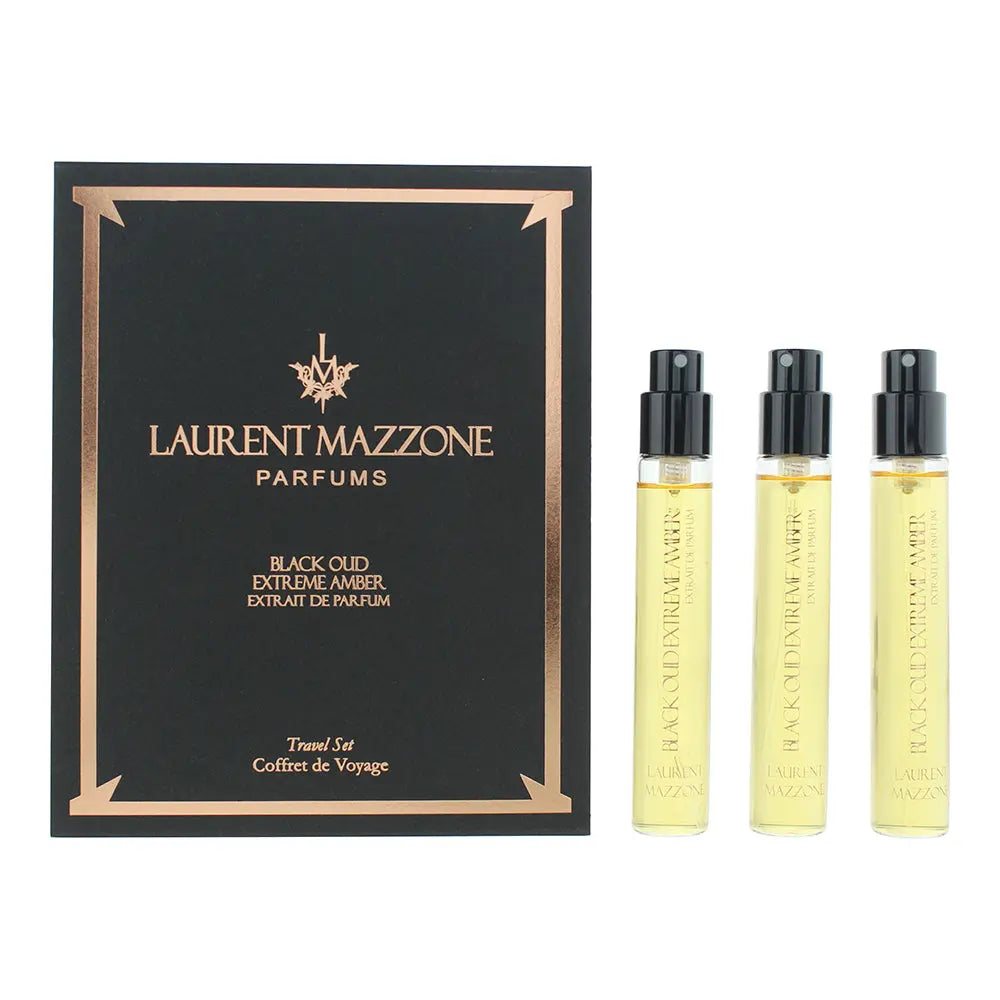 Laurent Mazzone Black Oud Extrem Amber Extrait De Parfum 3 x 15ml Laurent Mazzone