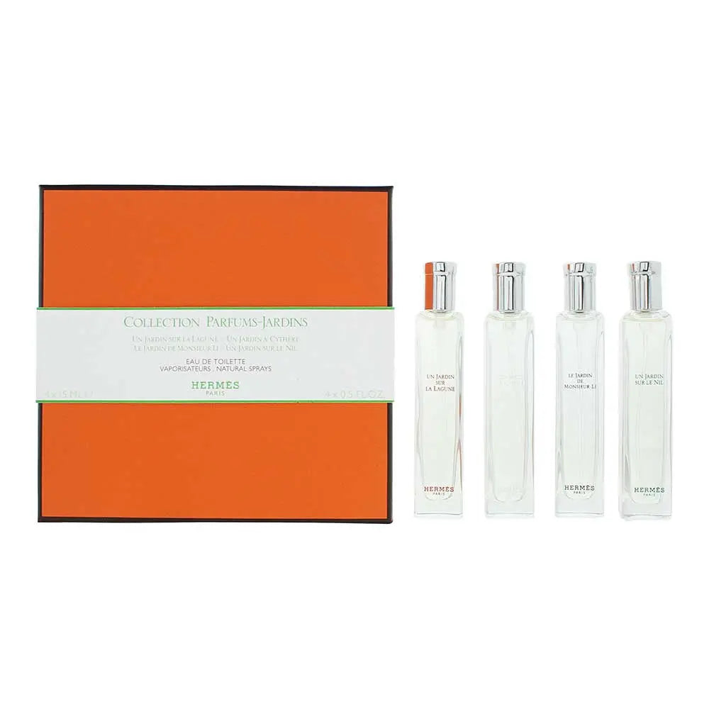 Hermès Un Jardin 4 Piece Gift Set: Un Jardin a Cythere Eau De Toilette 15ml - Un Ja Eau De Toilette 15ml - Eau De Toilette 15ml - Eau De Toilette 15ml Hermes