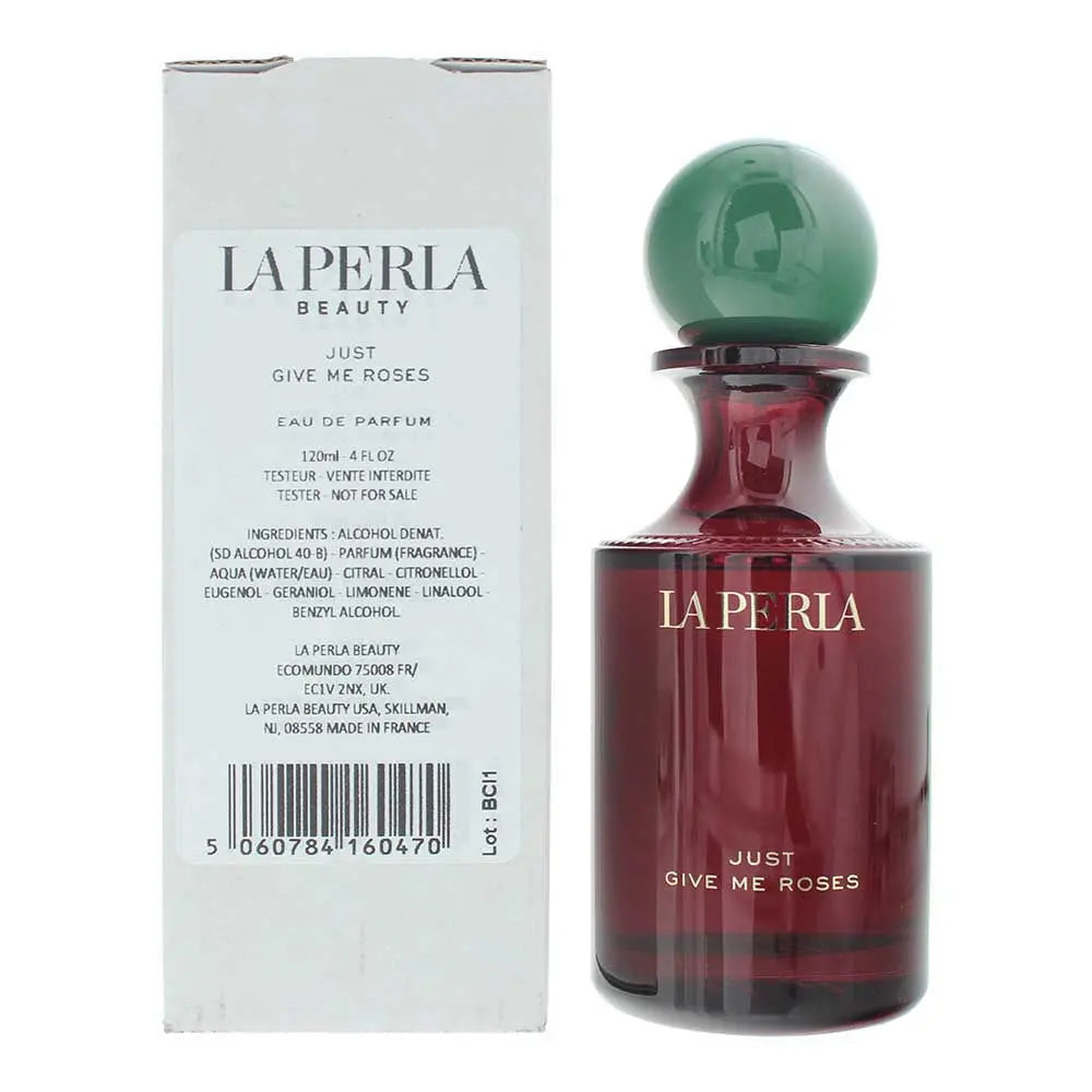 La Perla Just Give Me Roses Tester Eau de Parfum 120ml