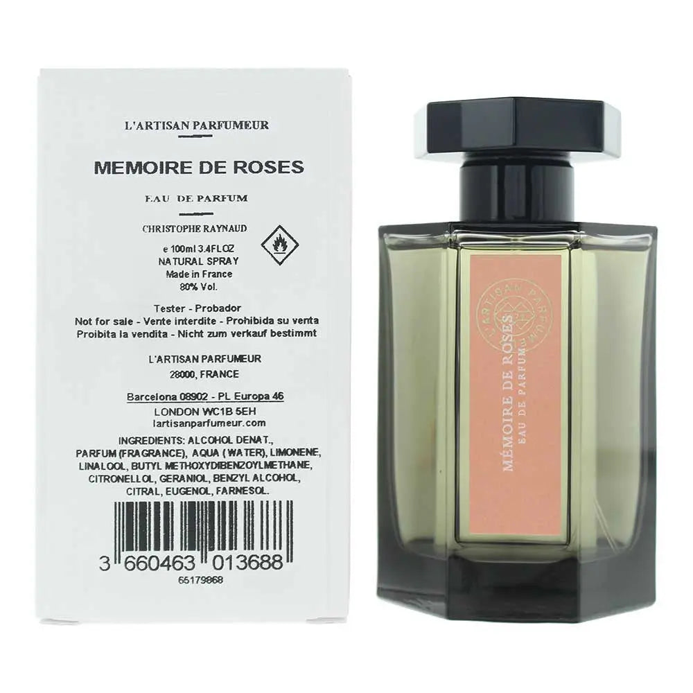 L'artisan Parfumeur Memoire De Roses Tester Eau de Parfum 100ml