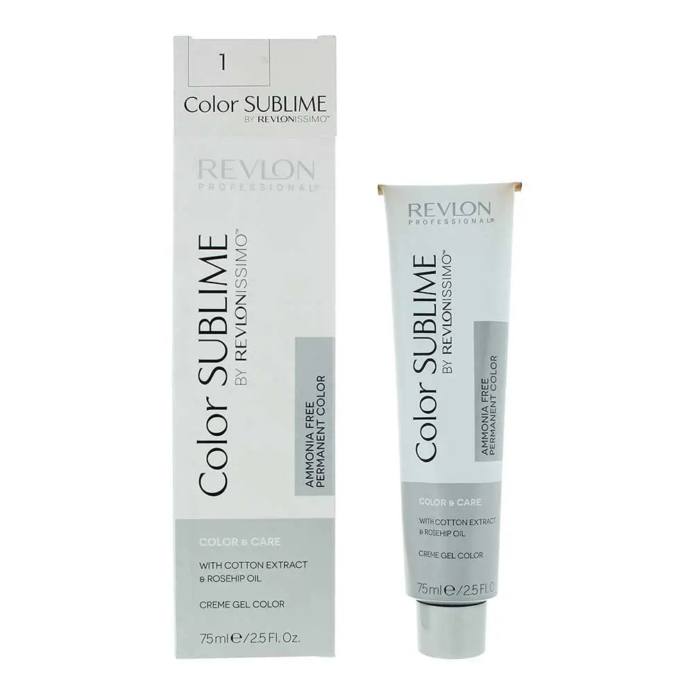 Revlon Color Sublime By Revlonissimo 1 Black Hair Colour 75ml Revlon