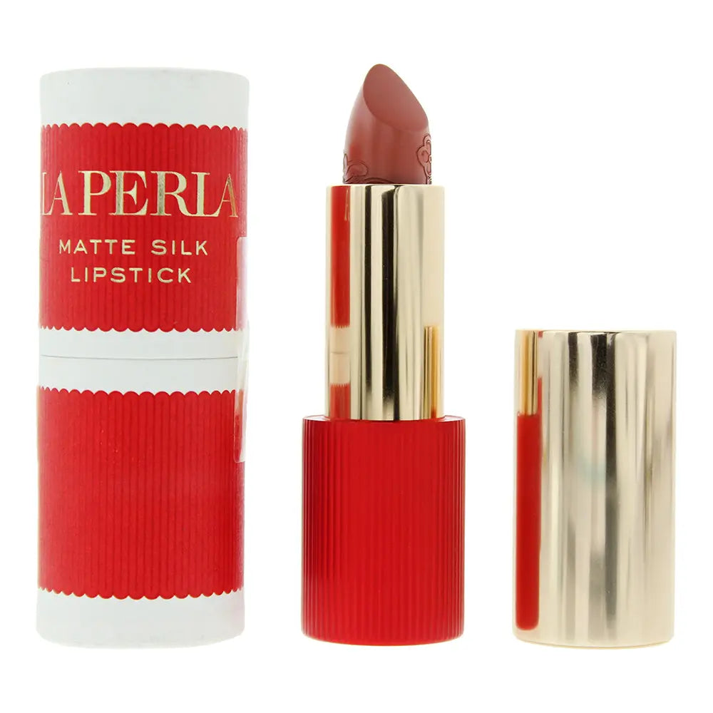 La Perla Matte Silk 110 Cinnamon Red Lipstick 3.5g La Perla