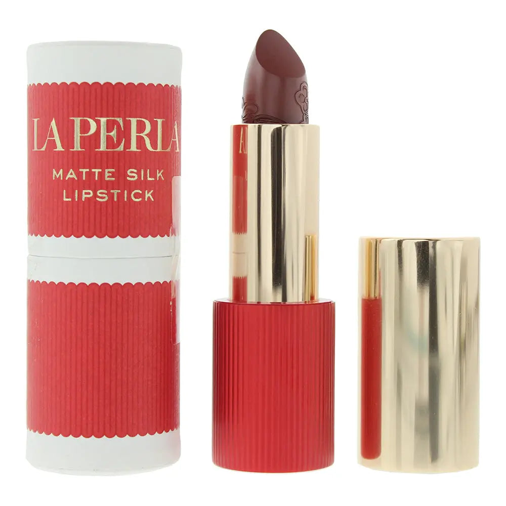 La Perla Matte Silk 112 Tiramisu Red Lipstick 3.5g La Perla