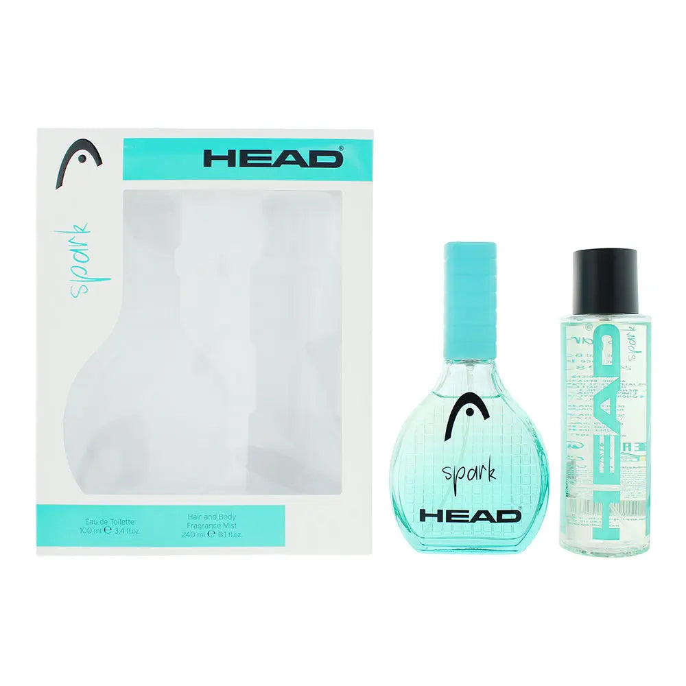 Head Spark 2 Piece Gift Set: Eau de Toilette 100ml - Fragrance Mist 240ml Head