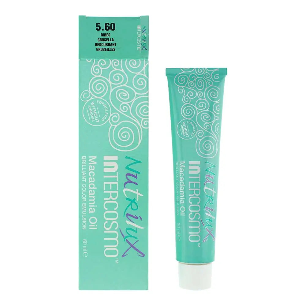 Intercosmo Nutrilux Macadamia Oil 5.60 Grosella Hair Colour 60ml Intercosmo