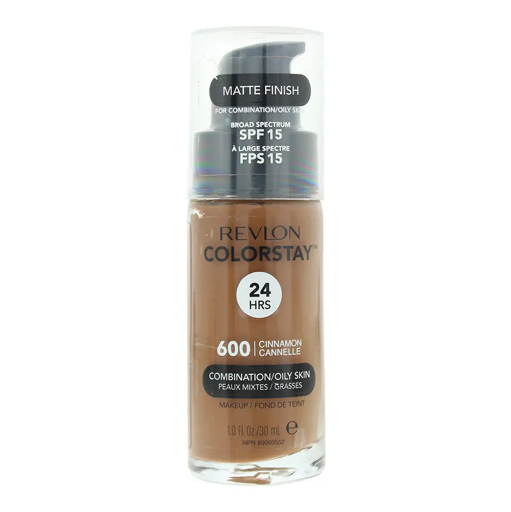 Revlon Colorstay Longwear Normal/Dry Skin 600 Cinnamon Liquid Foundation 30ml Revlon