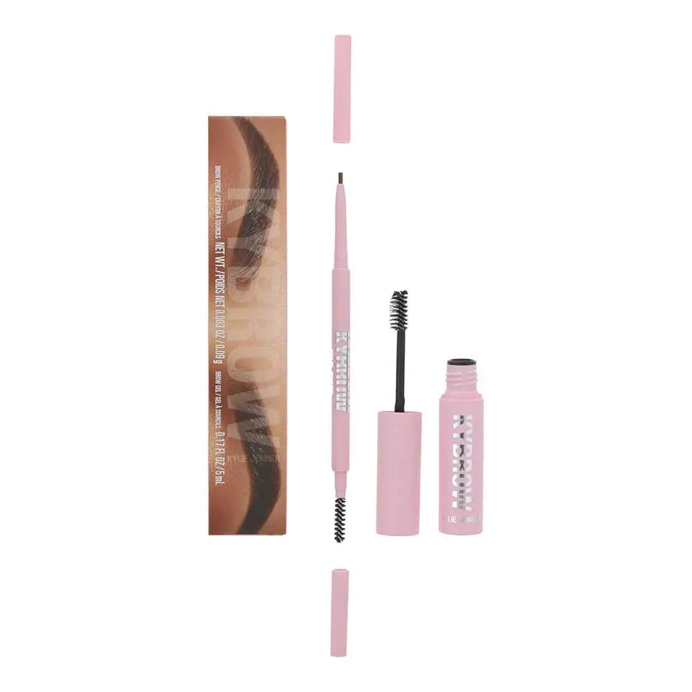 Kylie Jenner Kylie Kybrow 002 Auburn 2 Piece Gift Set: Eyebrow Pencil 0.9g - Eyebrow Gel 5ml Kylie Jenner