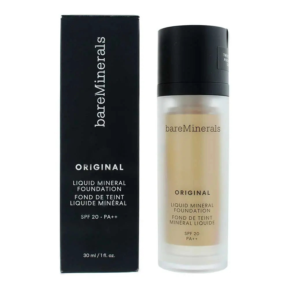 Bare Minerals Original Liquid Mineral 18 Medium Tan Foundation 30ml Bare Minerals