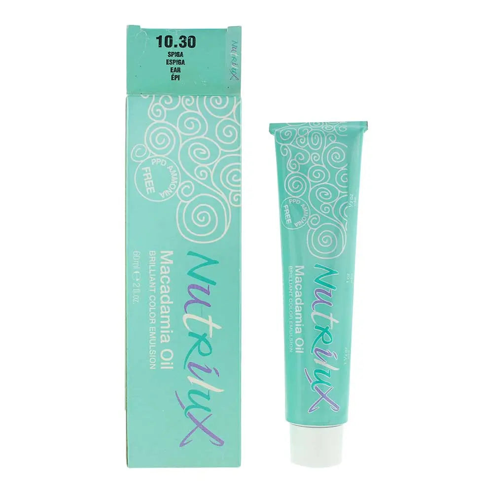 Intercosmo Nutrilux Macadamia Oil 10.30 EAR Hair Colour 60ml Intercosmo
