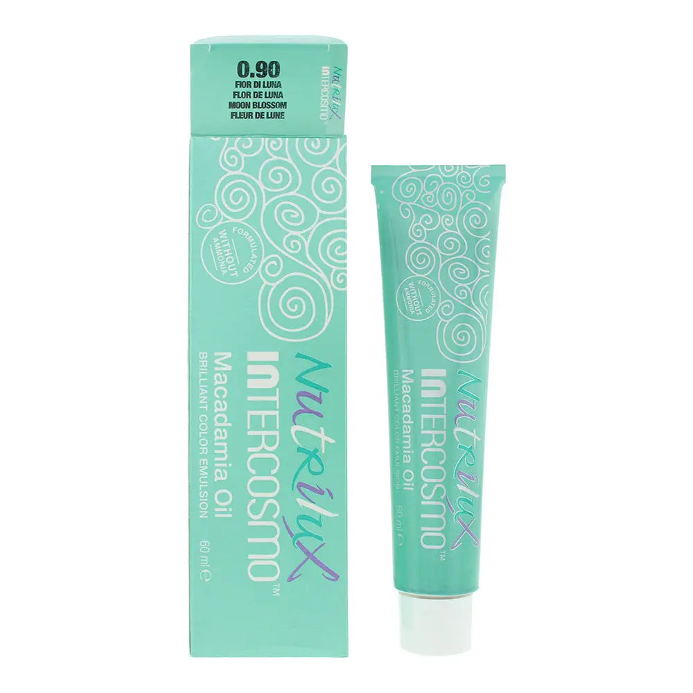 Intercosmo Nutrilux Macadamia Oil 0.90 MOON BLOSSOM Hair Colour 60ml Intercosmo