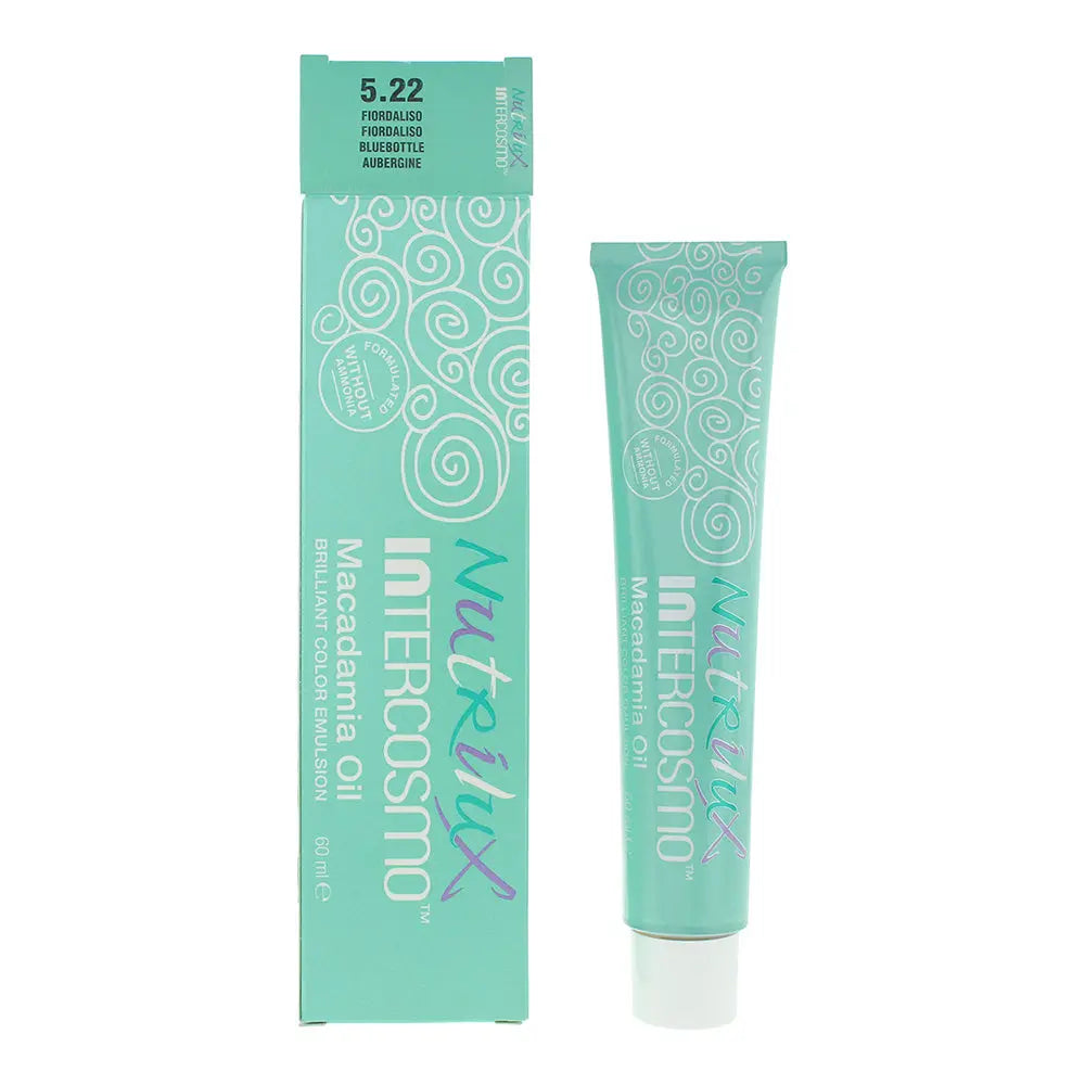 Intercosmo Nutrilux Macadamia Oil 5.22 Bluebottle Hair Colour 60ml Intercosmo