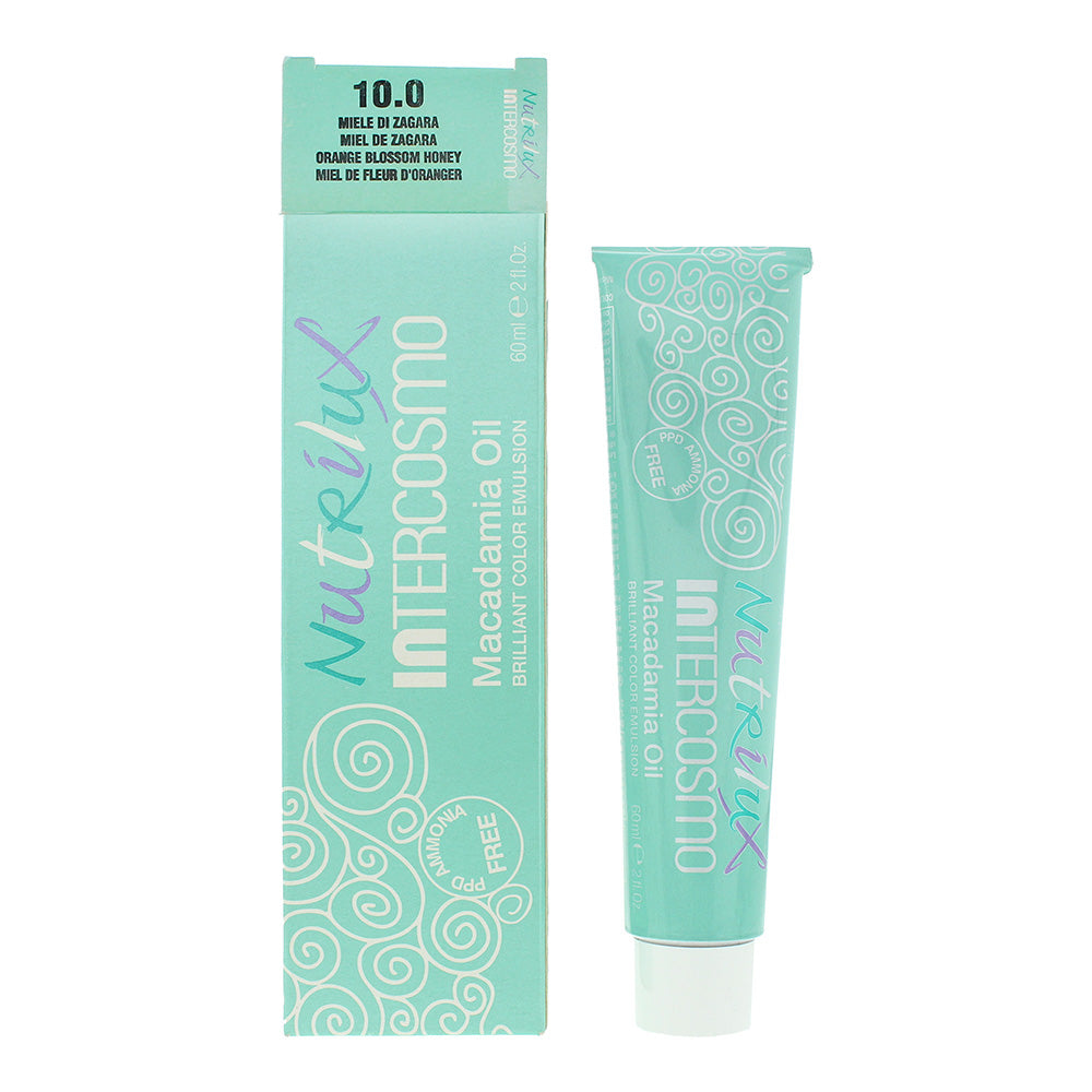 Intercosmo Nutrilux Macadamia Oil 10.0 Orange Blossom Honey Hair Care 60ml Nutrilux