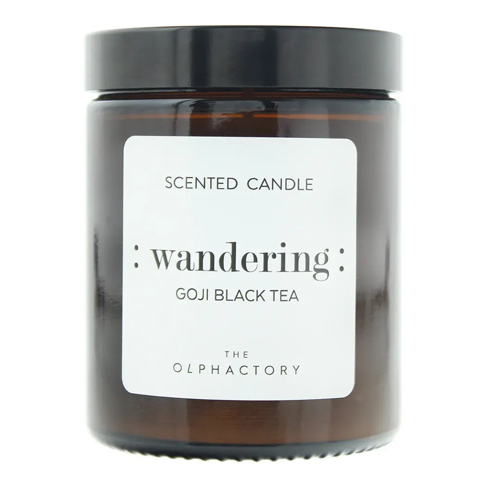 The Olphactory Wandering Goji Black Tea Scented Candle 135g The Olphactory