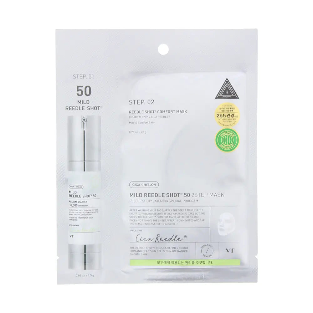 VT Cosmetics Reedle Shot 50 2 Step Mild Mask 25g VT Cosmetics