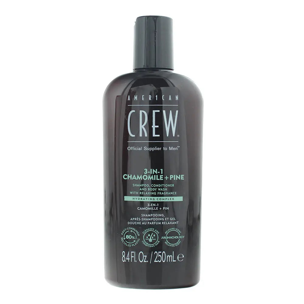 American Crew 3-In-1 Chamolile Pine Shampoo 250ml American Crew