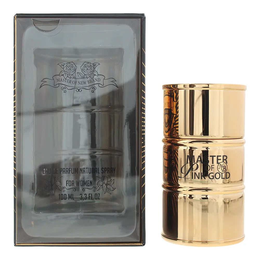 New Brand Master Of Pink Gold For Women Eau de Parfum 100ml New Brand