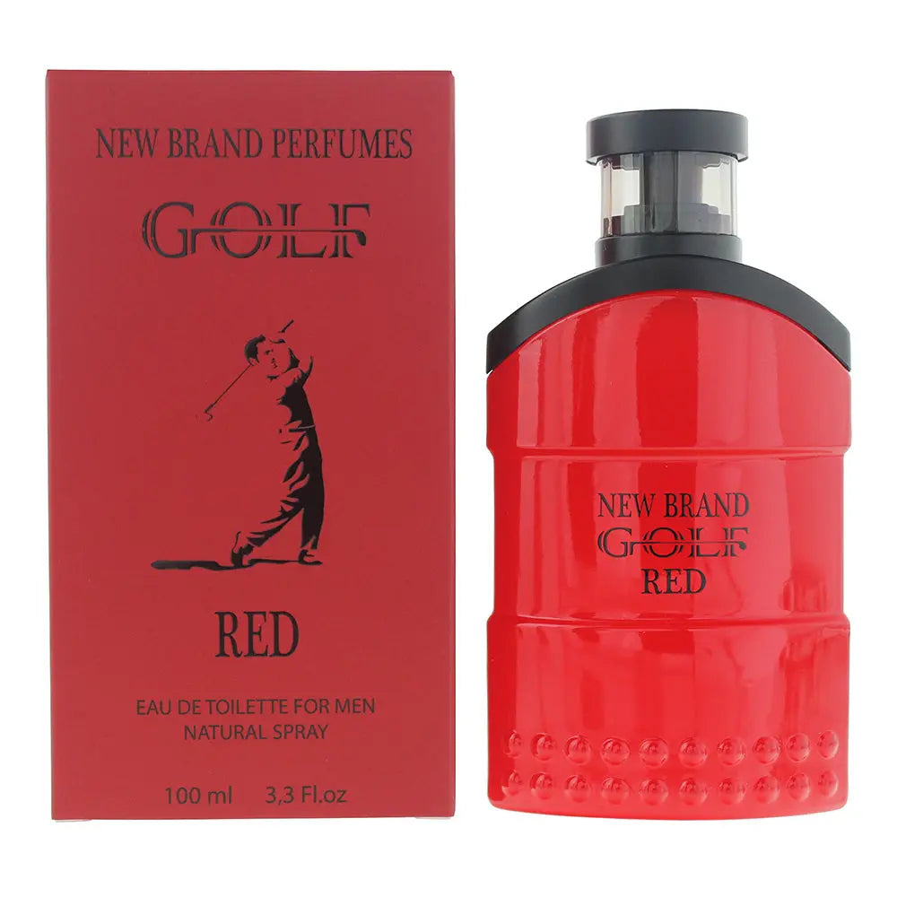 New Brand Golf Red For Men Eau de Toilette 100ml New Brand