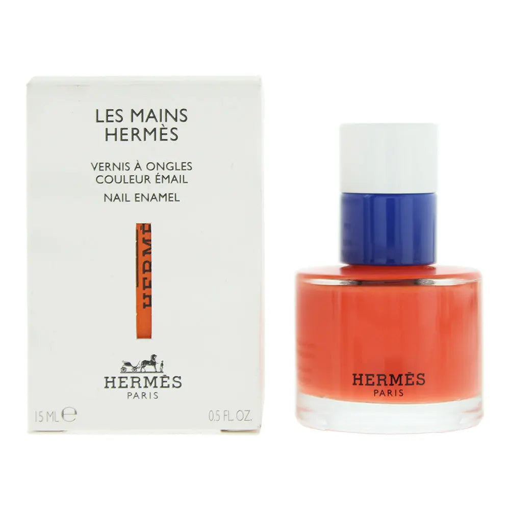 Hermès Paris Nail Enamel 36 Orange Tonique Nail Polish 15ml Paris