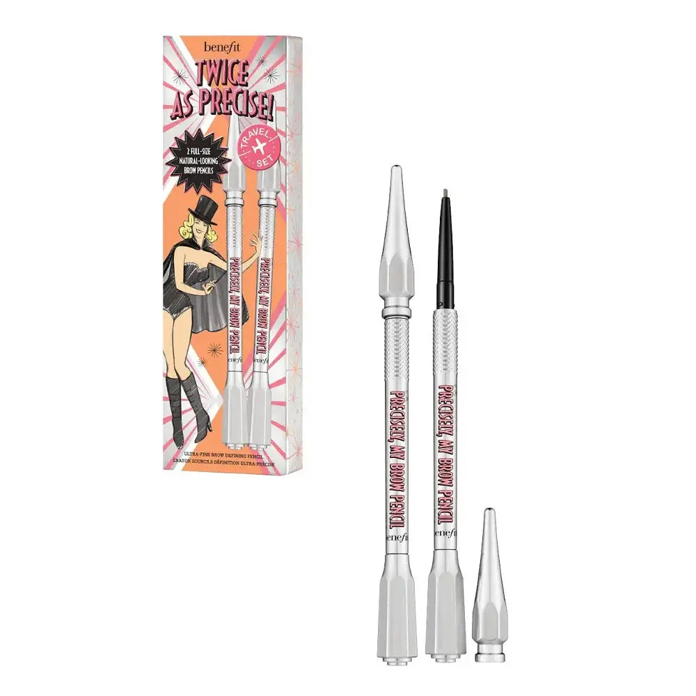 Benefit Precisely My Brow Pencil Set #3 Warm Light Brown 2 x 0.08g benefit Cosmetics