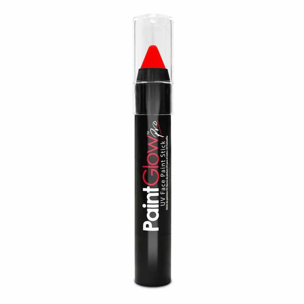 PaintGlow Pro UV Face & Body Paint Stick - Red PaintGlow