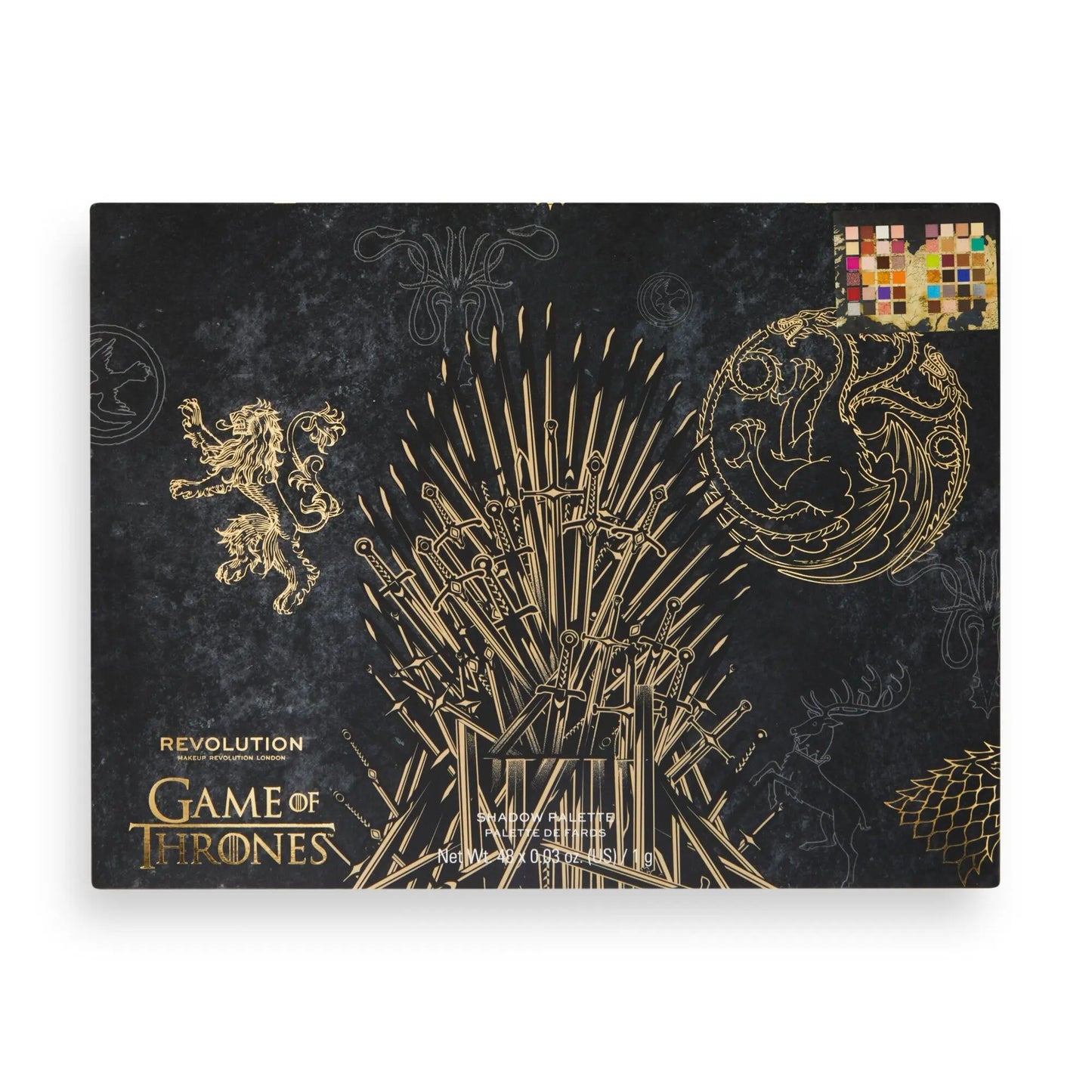 Revolution Game of Thrones 48 Colour Shadow Palette Revolution