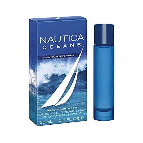 Nautica Oceans Alcohol Free Formula Eau de Toilette Travel Spray 20ml Nautica