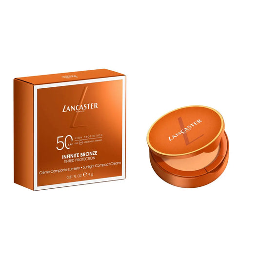 Lancaster Powder Foundation Infinite Bronze Sunlight Compact Cream Powder SPF 50 9g