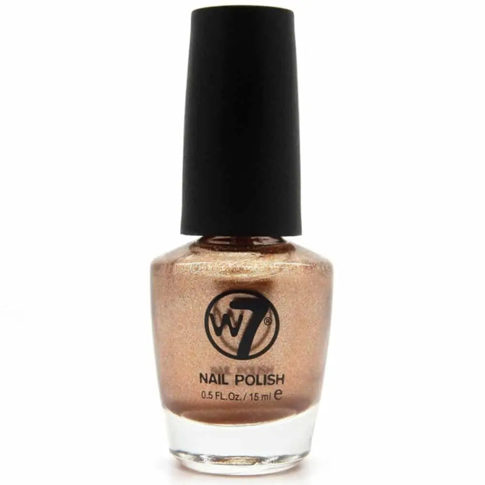 W7 Cosmetics Glitter Nail Polish 15ml - 162 Royal W7 Cosmetics