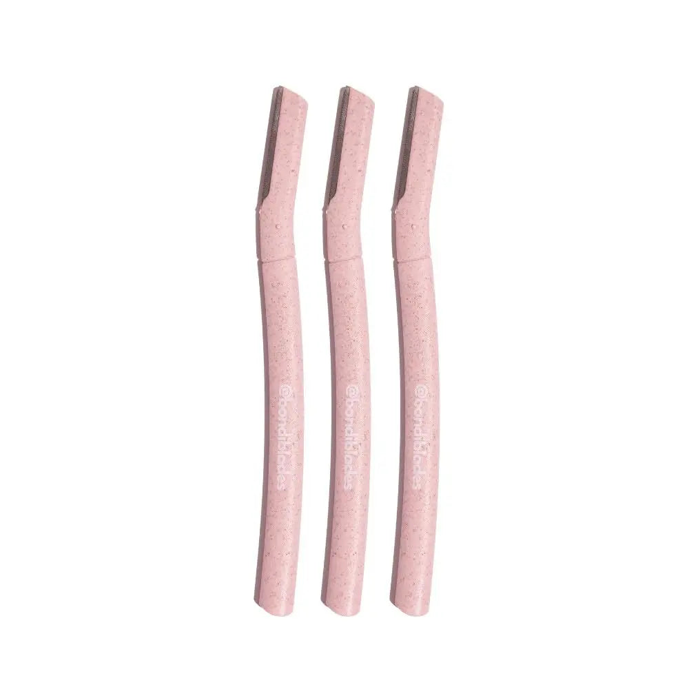 Bondi Blades Dermaplaning Razors 3 Pack Remove Peach Fuzz/Dead Skin for Glowing Skin Bondi Blades