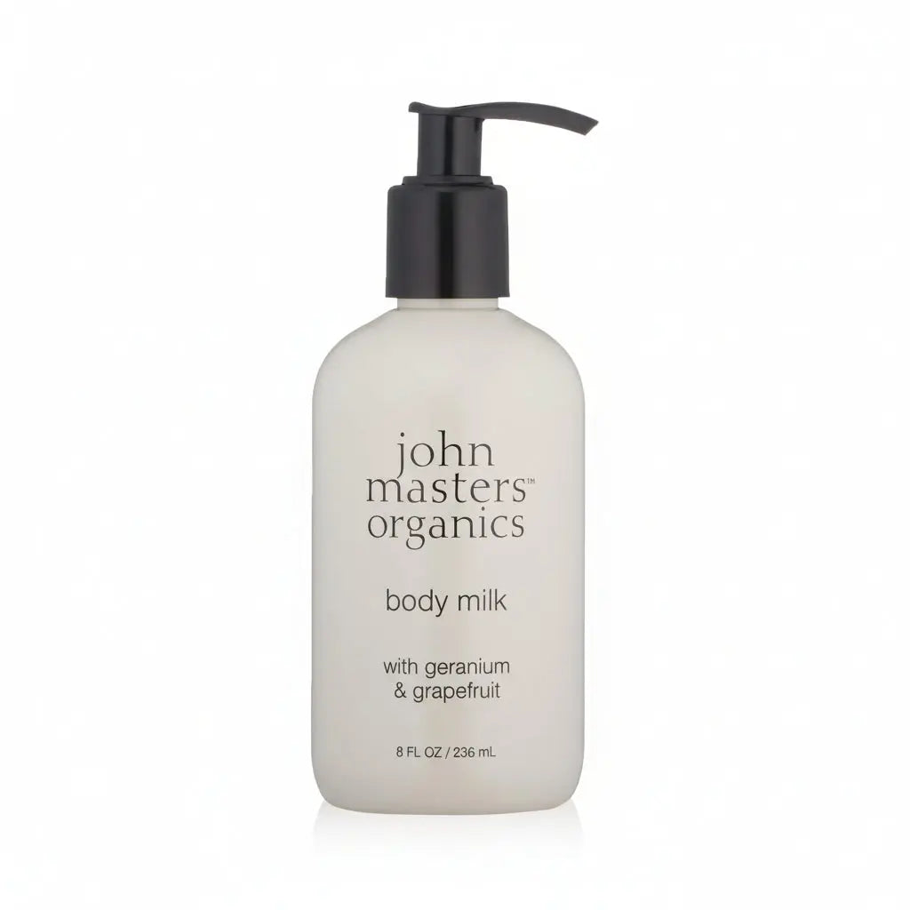 John Masters Organics Body Milk with Geranium & Grapefruit 236ml John Masters