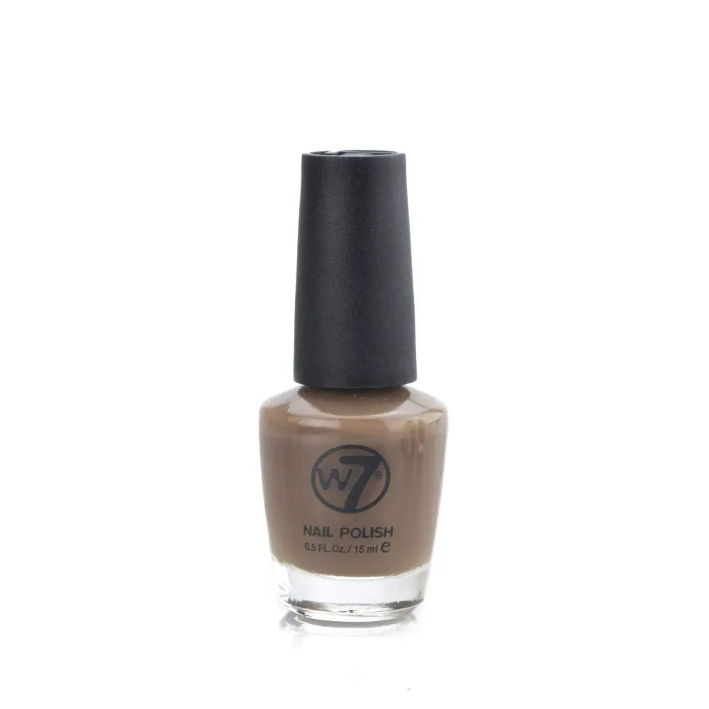 W7 Cosmetics Brown/Nude Nail Polish 15ml - Suede W7 Cosmetics