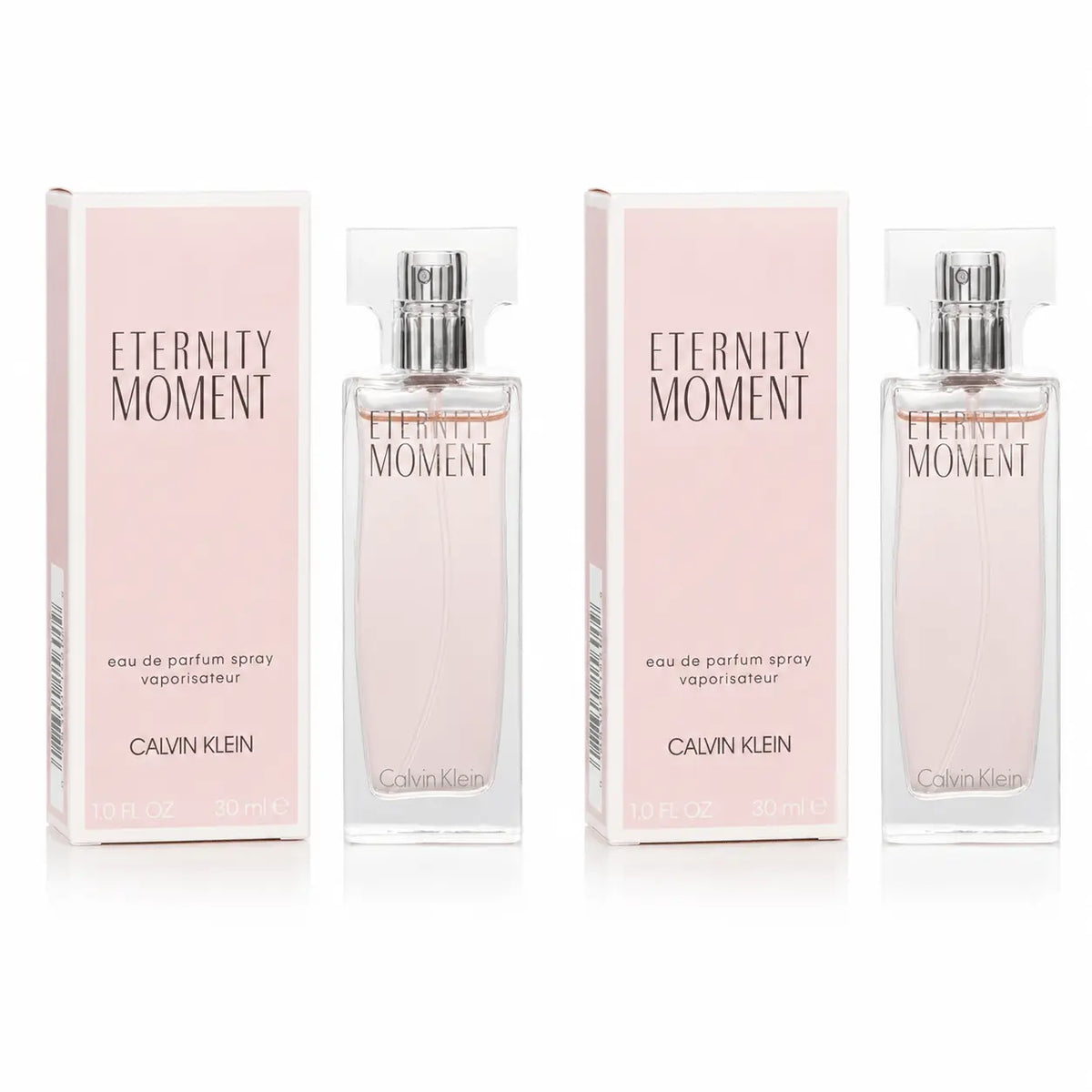 2 Pack Calvin Klein Eternity Moment Eau de Parfum Spray 30ml for Women, Floral Ladies Perfume, Travel Size Women's Fragrance Gift Set The Beauty Store