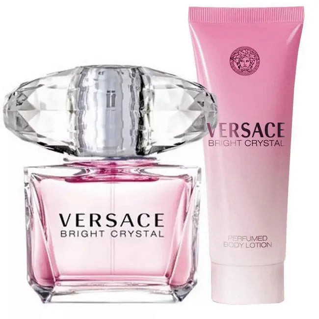 Versace Bright Crystal Gift Set EDP 50ml + Body Lotion 100ml Versace