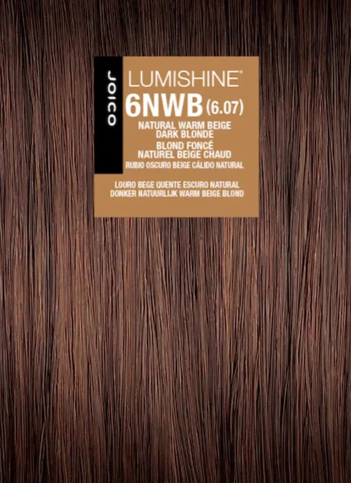 JOICO Lumishine Demi Permanent 60ml- 6NWB (6.07) Natural Warm Beige Dark
