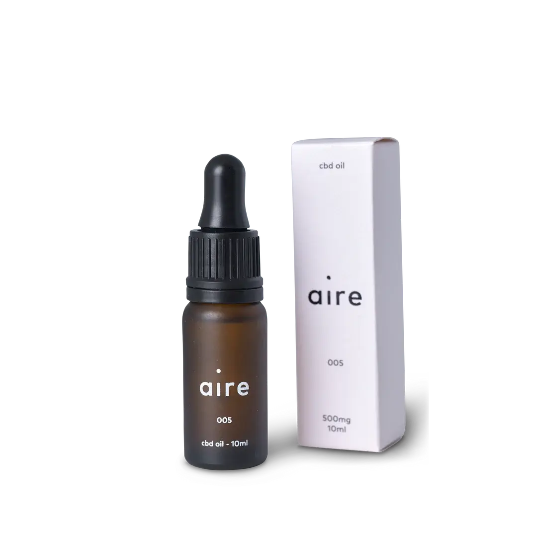 Aire CBD Oil Food Supplement 5% 500mg 10ml - 005 Aire
